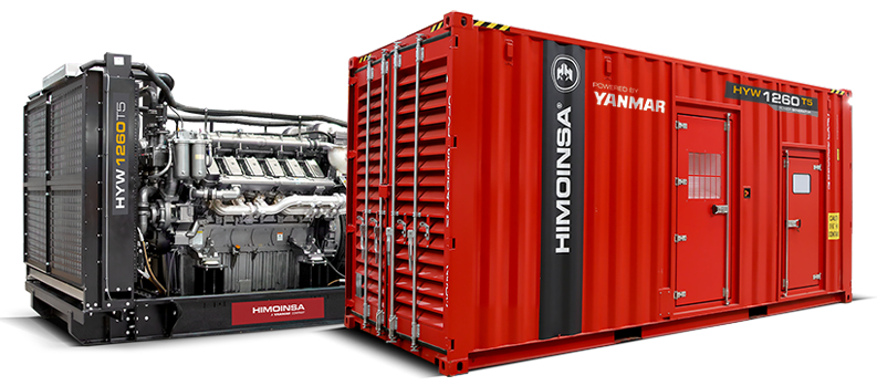 Agregat prądotwórczy Himoinsa 1 MWe z silnikiem Yanmar do zasilania awaryjnego i krytycznego