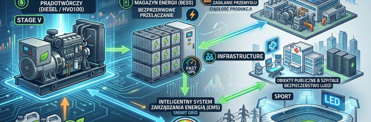 Nowe trendy w zasilaniu awaryjnym: Jak przemysł i obiekty publiczne chronią się przed blackoutem?