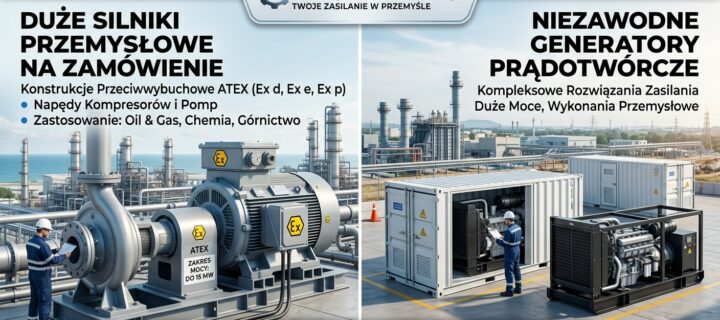 Przemysłowe silniki elektryczne w wykonaniu przeciwwybuchowym
